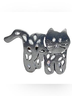 Ultra Craft Cat Pin Brooch open-work 
Brand: Ultra Craft.